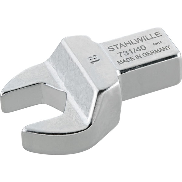 Open ended insert tool Size 13/16 " Size of mount 14x18 mm